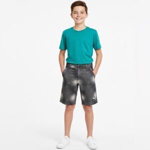 𝅺puma Grey Youth Boy’s Size 8 Hybrid Shorts in EUC